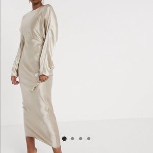 ASOS dress champagne color